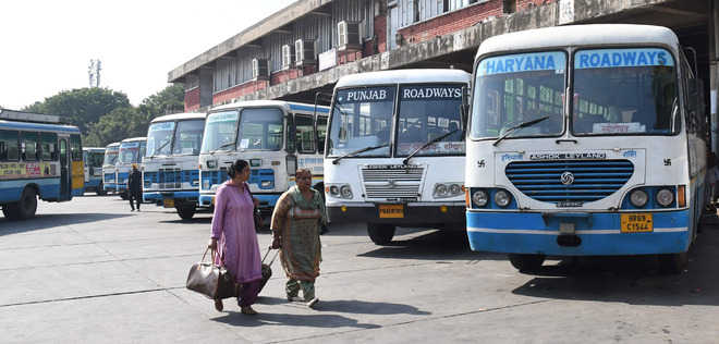 haryana roadways bus service resumed